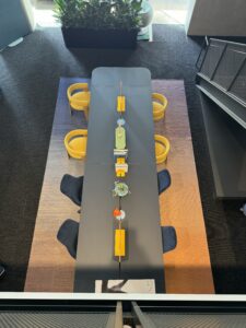 Collaboration spaces designed in the refreshed Western Office to foster social interactions and creativity.